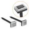 2pcs Garden Solar Powered Ultrasonic Repeller Pest Rodent Mouse Mice