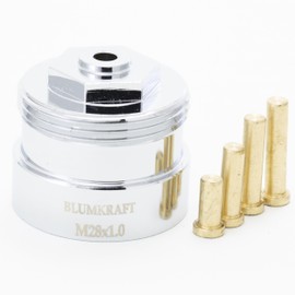 BLUMKRAFT Metal Adapter for Radiator M28 x1.0 - M30x1.5 Compatible with Vama, Orkli Thermostatic Valve M28-M30 M28F-M30M