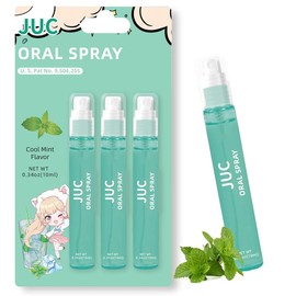 3 Count Mint Breath Spray Mouth Spray Breath Freshener Oral Care for All Ages 0.33OZ (10ML) - Specification: Cool Mint Flavor