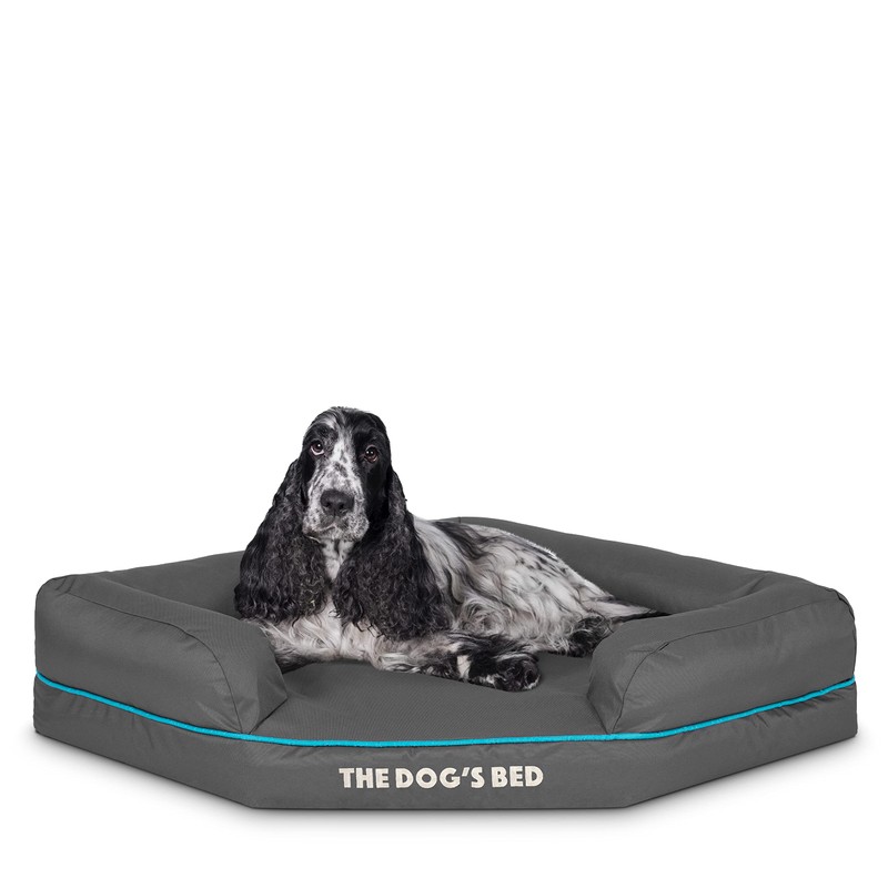The Dog’s Bed Orthopedic Memory Foam Corner Dog Bed, Oxford