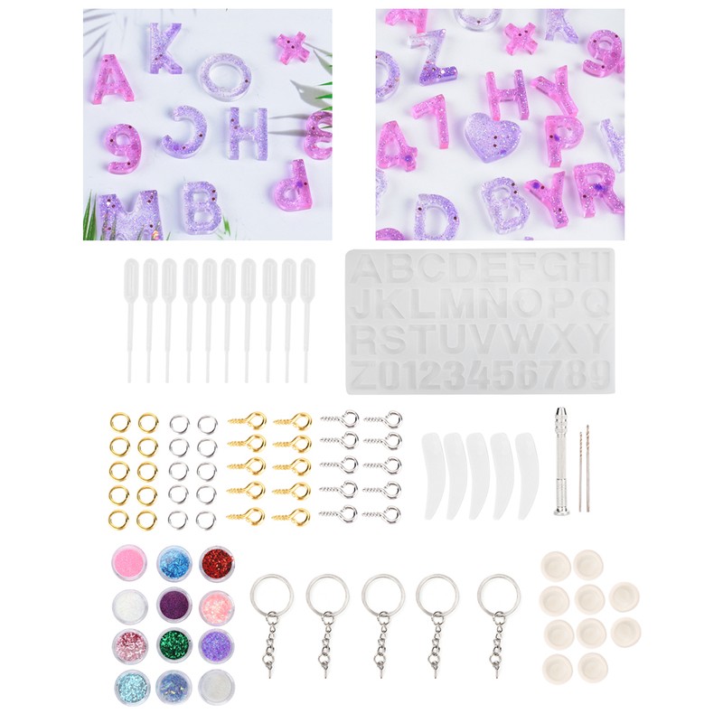 Silicone Mold Epoxy Resin Jewelry Findings Decoration DIY Making Tool