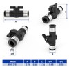 EterMutable BUC3/8 3Packs 3/8"OD Push to Connect Fittings Quick Connect