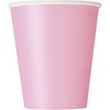 Unique Party 30883 - 9oz Baby Pink Paper Cups, Pack