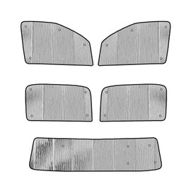 Pigenius Window Sun Shade Full Set for Ram 1500 Crew Cab & TRX 2019-2025, Excluding The Windshield - AstraGuard