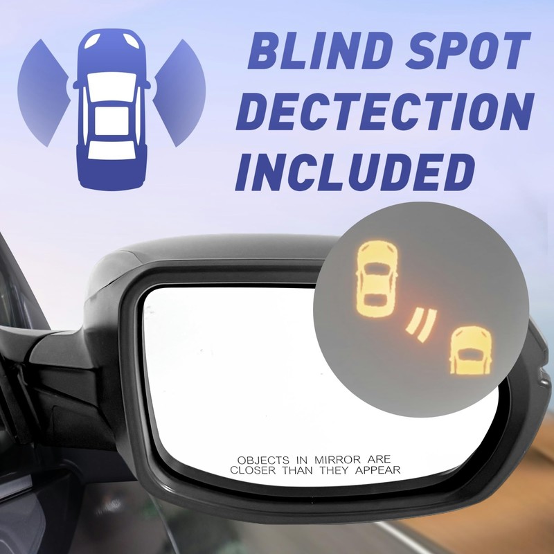 Passenger Right Side Mirror Compatible With 2017-2022 Honda CRV With