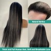 Munx Glueless Wig Human Hair Highlight Ombre Grey 13x4 HD
