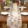 ARKENY Easter Table Runner 13x48 Inches, Egg Spring Holiday Farmhouse