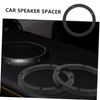 Gadpiparty 2Pcs Car Door Speaker Spacer Rings Adapter for Easy