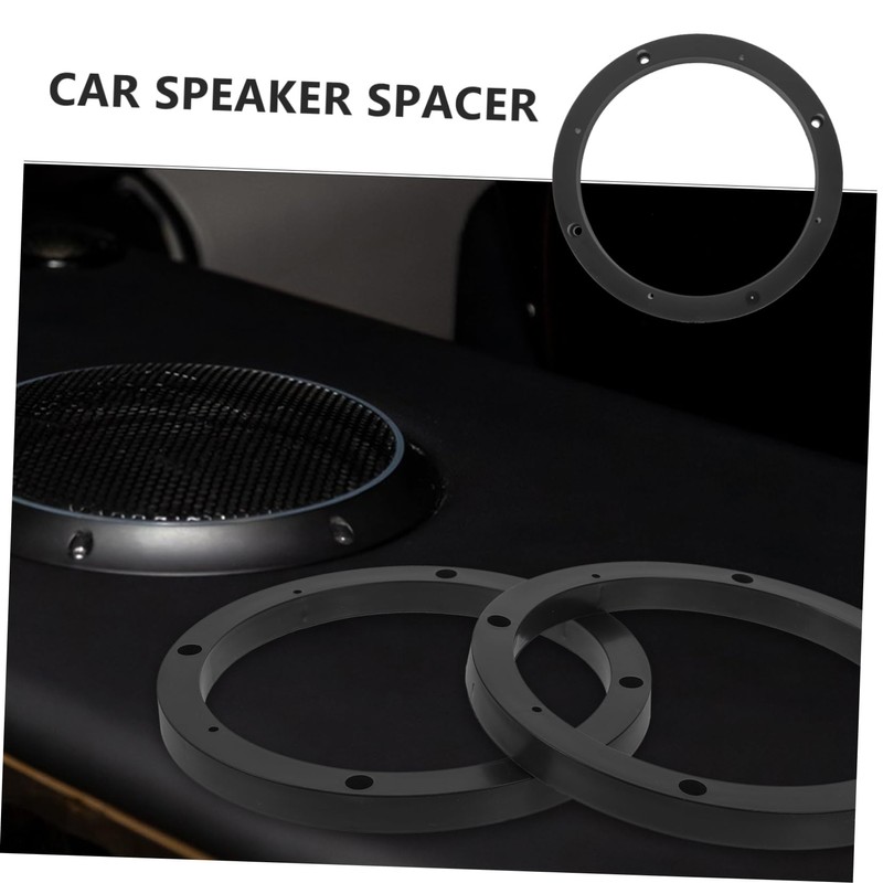 Gadpiparty 2Pcs Car Door Speaker Spacer Rings Adapter for Easy