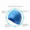 Silicone Swim Cap for Men Women - Comfortable Bathing Cap