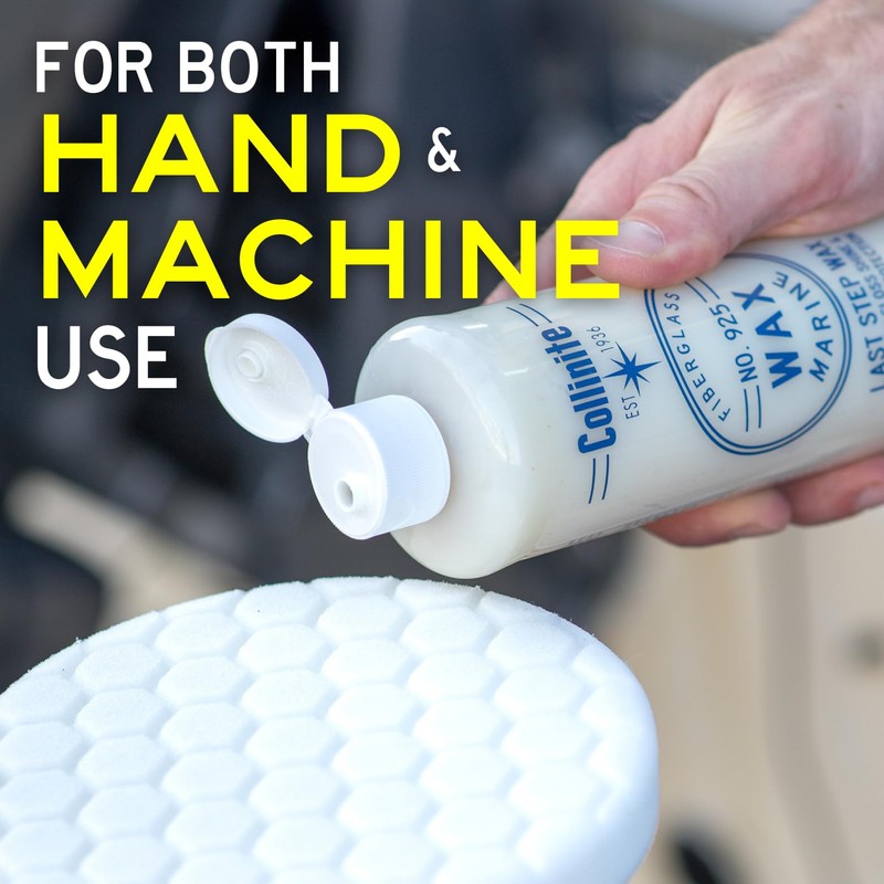 Collinite 925 Wax- Marine/RV Carnauba + Polymer Wax Sealant for