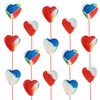 Fruidles Valentines Mini Heart Lollipop, 5 Gram Colored Heart Shaped