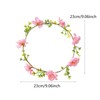 SM SunniMix Floral Headband Flower Crown Handmade Teens Kids Boho