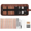 Drawing Beginner Sketch Set Charcoal Pencil Eraser Art Craft Painting