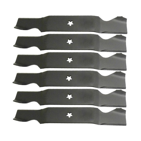 (6 Pack) Aftermarket Premium Replacement XHT Lawn Mower Deck Blade