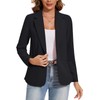 MINTLIMIT Women's Casual Blazers Notched Lapel One Button Suit Jacket