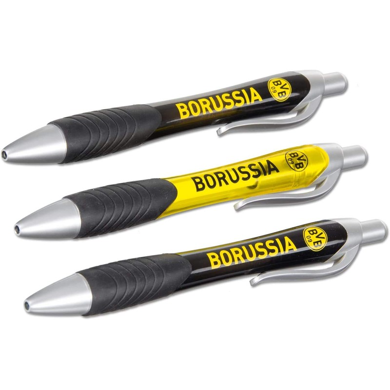 Borussia Dortmund BVB 09 Ballpoint Pen Set of 3