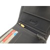 Lemasi Genuine Buffalo Full Leather Wallet with RFID Protection, Black,
