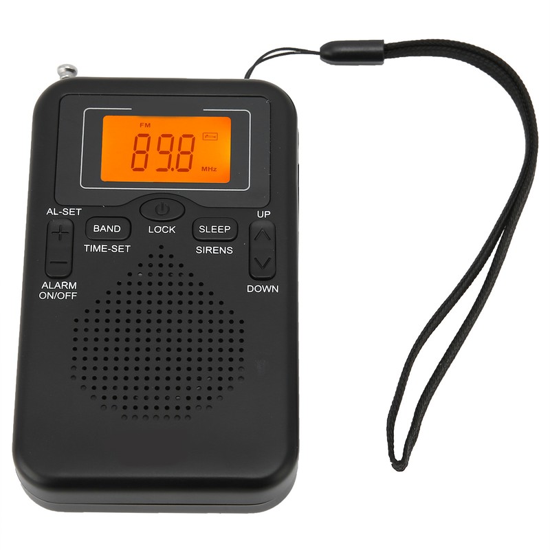 Portable Pocket Radio Digital AM FM Radio Receiver with Long