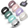 8 Pack Ultra-Thin Silicone Ring Covers for Oura Ring