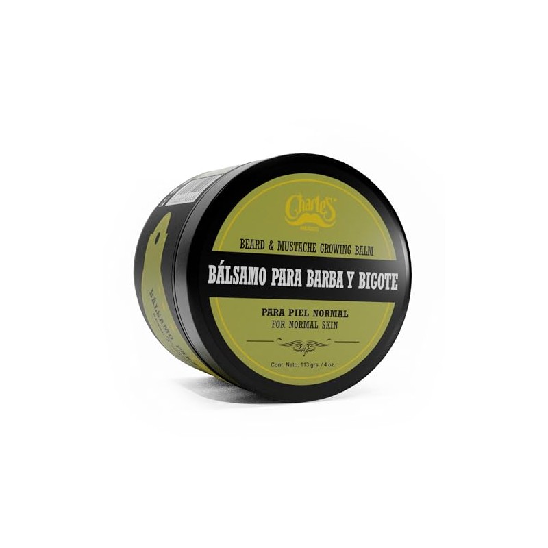 Charle's - Bálsamo de Crecimiento Para Barba y Bigote, Adicionado