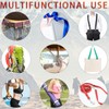 Red Webbing Backpack Bag Straps for Crafts 1 Inch-Durable Polypropylene