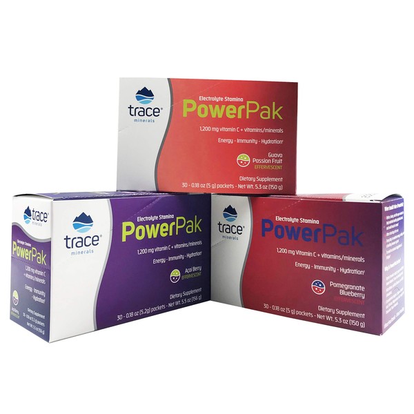 Trace Minerals | Electrolyte Stamina Power Pak | 1200 mg