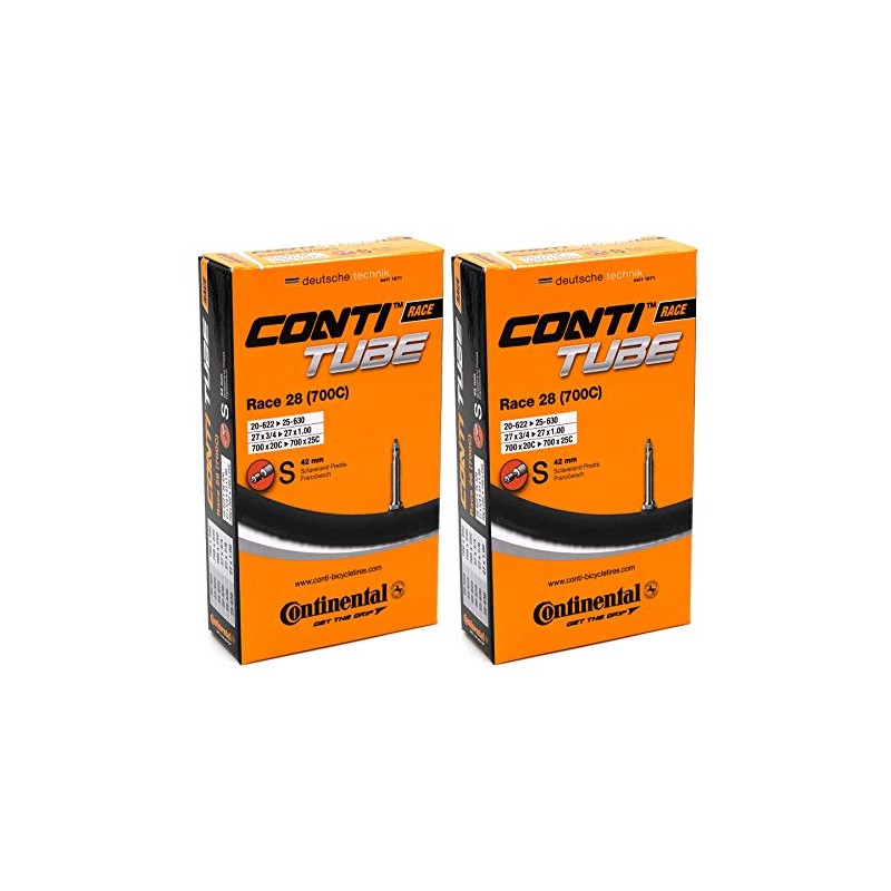 Continental Race Bike Inner Tube, 28 Inches, 18-25/622-630 SV 42