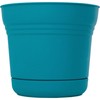 Bloem Saturn Planter with Saucer, 10", Calypso (SP1027)