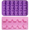 2-Piece Puppy Dog Paw Baking pan, Silicone Dog Bone Cookie