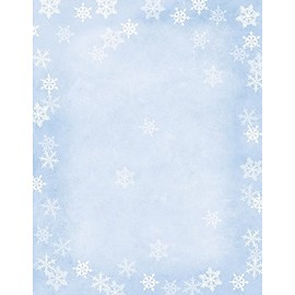 Hortense B. Hewitt 80-Pack Sheets Winter Flakes Decorative Paper