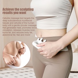 Vemoky Fascia Massage Tool Trigger Point Massage Tools Anti Blaster for Cellulite Massager Tool Reaching Deep Myofascial Tissue Throughout The Body Release Muscle Knot Reduction Cellulite