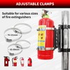 PLUSBEAM CNC Aluminum UTV Fire Extinguisher Mount Kit, Adjustable Roll