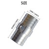1-1/4" Radiator Hose Barb Coupler with 1/8" NPT Steam Port