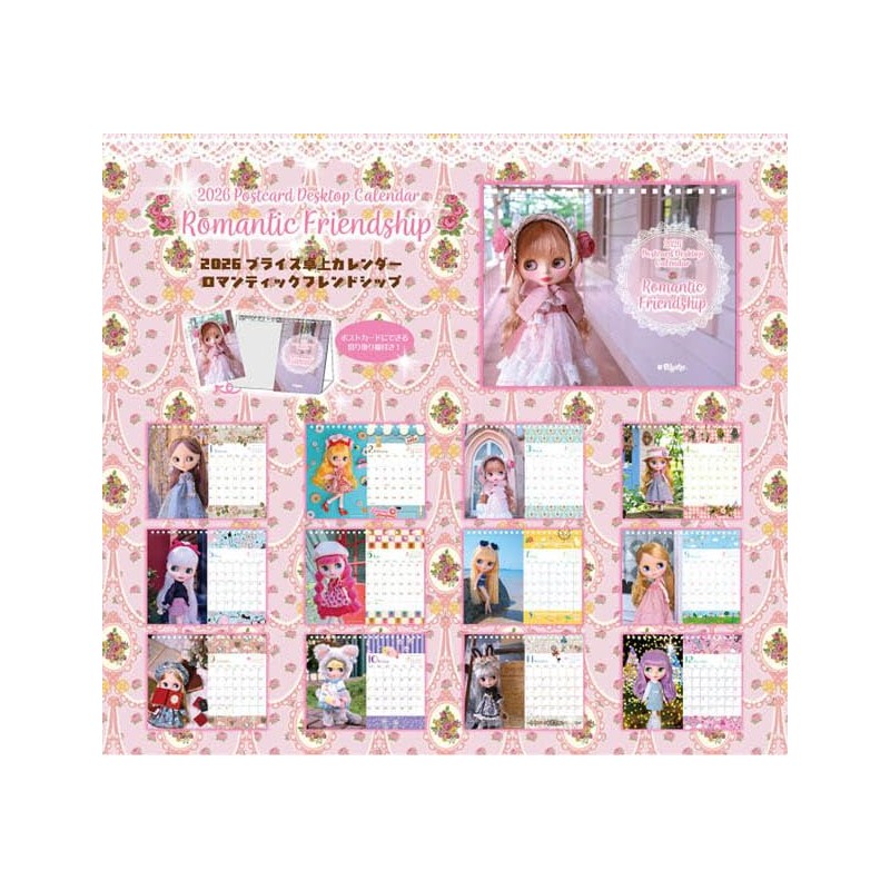 2026 Blythe Romantic Friendship Desk Calendar