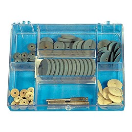 EMS 62145-21 Sanding Disc, Medium, 7/8" Size (Pack of 100)