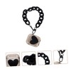 Operitacx Portable Earphone Case with Chain Stylish TPU Shell for