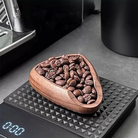 Walnut Wood Coffee Dosing Cup & RDT Spray Bottle Set | Espresso Coffee Accessories Kit | Perfect Barista Gift for Home Brewing, Coffee & Tea Lovers