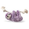 Fringe Studio Dog Toy, Violet Sloth On A Rope-Plsh Pet