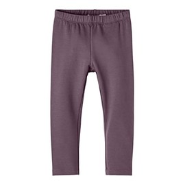 NAME IT Girls' Basic Leggings with Brush Effect, Arctic Dusk