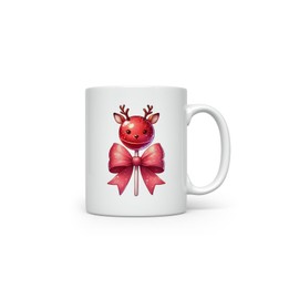 MAXIKIWI Glatte, langlebige Keramik-Kaffee- oder Teetasse für Zuhause oder Büro – perfekt für jeden Anlass – Valentins-Lutscher – 300 ml