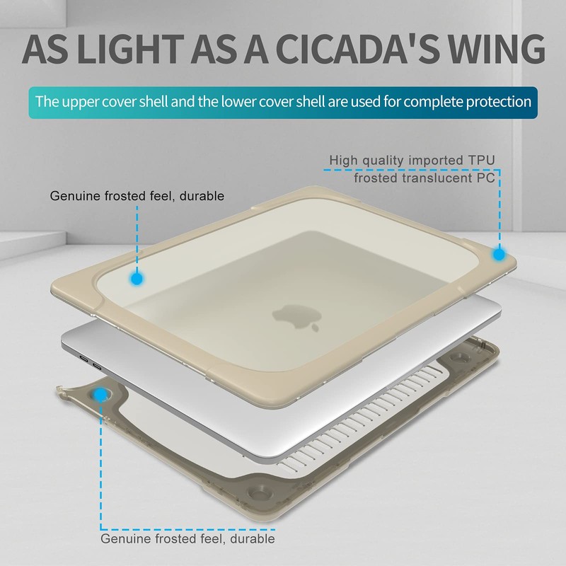 Funut Compatible with MacBook Air 15 inch Case 2023-2025 Release
