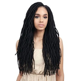 Freetress Braids 2X SOFT WAVY FAUX LOC 20" (99J) - Synthetic Crochet Braid Dread Locks