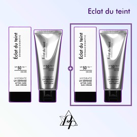 Eclat du tan [July event] Eclat Dutin After Care Sun Cream 50ml Sensitive Soothing Regenerating Sun Essence 1+1 💜1+1💜After Sun Cream 50ml / [7월event] 에끌라뒤땅 에프터 케어 선크림 50ml 예민 민감성 진정 재생 선에센스 1+1 💜1+1💜에프터 선크림 50ml