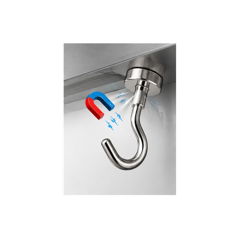 10PCS Strong Magnetic Hooks for Home & Kitchen – Multi-Purpose