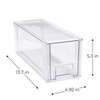 Smart Design Pull-Out Stackable Storage Bin - XS - 13.7"