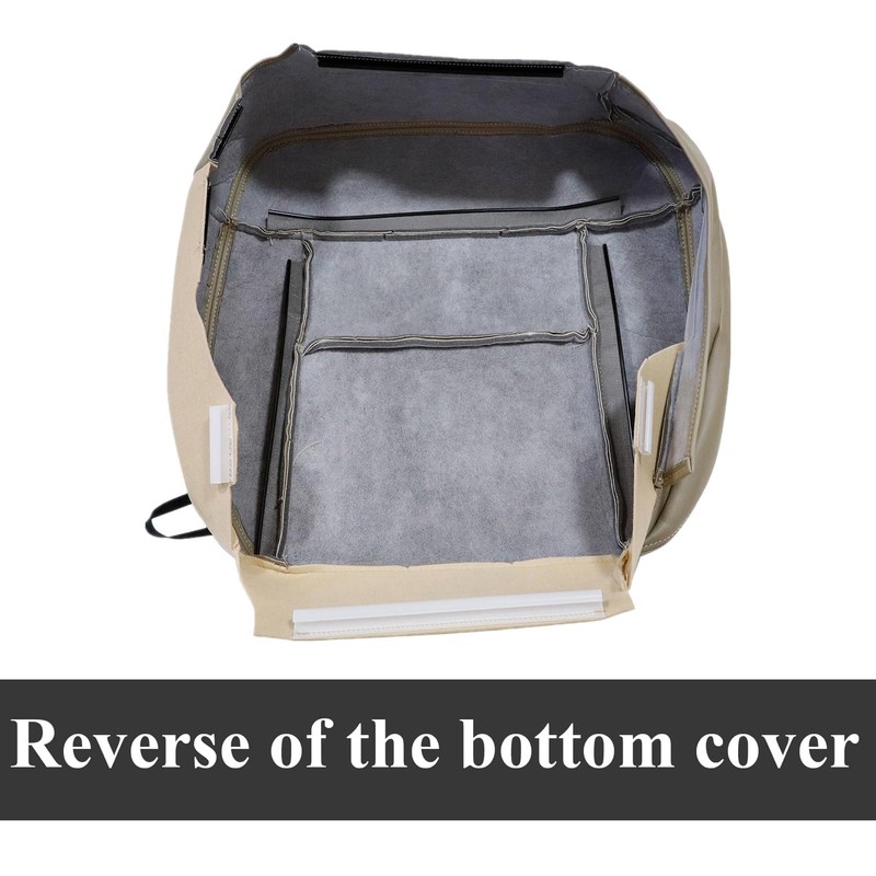 NLQR Front Driver Bottom Replacement Seat Cover Beige Tan HW