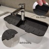 Toolzia Silicone Kitchen Sink Splash Guard Water Barrier