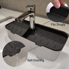 Toolzia Silicone Kitchen Sink Splash Guard Water Barrier