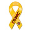 USMC Yellow/Red Mini Ribbon Magnet by Magnet America Is 4"